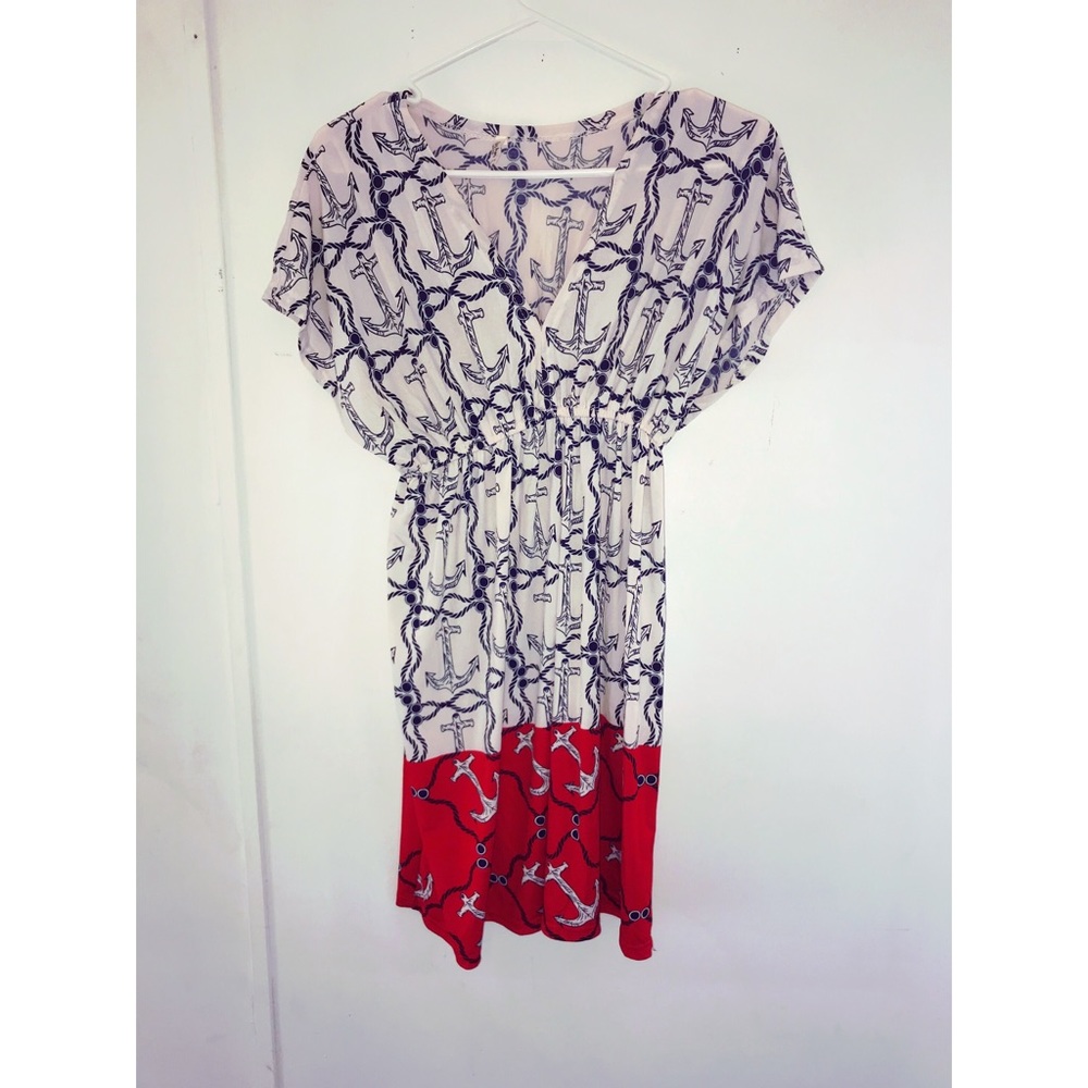 Anchor bathing suit cover up